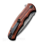 Сгъваем нож CIVIVI Mini Praxis Damascus Guibourtia 7.5см » Dulotec.BG