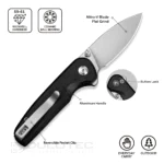 Компактен сгъваем нож CIVIVI Mini Shakan Nitro-V черен алуминий » Dulotec.BG Компактен сгъваем нож CIVIVI Mini Shakan Nitro-V черен алуминий » Dulotec.BG