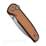 Компактен сгъваем нож CIVIVI Mini Shakan Nitro-V черен алуминий » Dulotec.BG
