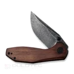 Джобен нож CIVIVI ODD 22 с дамаска стомана и дървена дръжка » Dulotec.BG