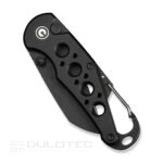 Сгъваем нож CIVIVI Pragma Nitro-V алуминий черен 55.9мм » Dulotec.BG