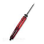 Сгъваем нож CIVIVI Pragma Damascus Aluminum Red 55.9мм » Dulotec.BG