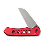 Джобен нож CIVIVI Pragma Prime 14C28N червен алуминий » Dulotec.BG