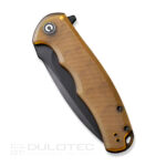 Тактически сгъваем нож CIVIVI Praxis 9Cr18MoV Ultem Amber » Dulotec.BG