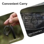 Компактен джобен нож Civivi Pyrus OD Green G10 14C28N » Dulotec.BG
