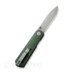 Сгъваем нож CIVIVI Sokoke Damascus Micarta зелен » Dulotec.BG