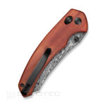 Сгъваем нож с дамаска стомана CIVIVI Sixgill Guibourtia Wood » Dulotec.BG