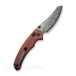 Сгъваем нож с дамаска стомана CIVIVI Sixgill Guibourtia Wood » Dulotec.BG