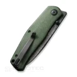 Сгъваем нож CIVIVI Sokoke Damascus Micarta зелен » Dulotec.BG