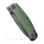 Сгъваем нож CIVIVI Sokoke Damascus Micarta зелен » Dulotec.BG