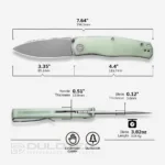 Сгъваем нож CIVIVI Sokoke 14C28N Natural G10 » Dulotec.BG