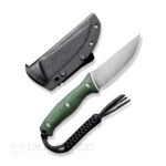 Фиксиран нож CIVIVI Stormridge Nitro-V Green Canvas Micarta 99.6mm » Dulotec.BG