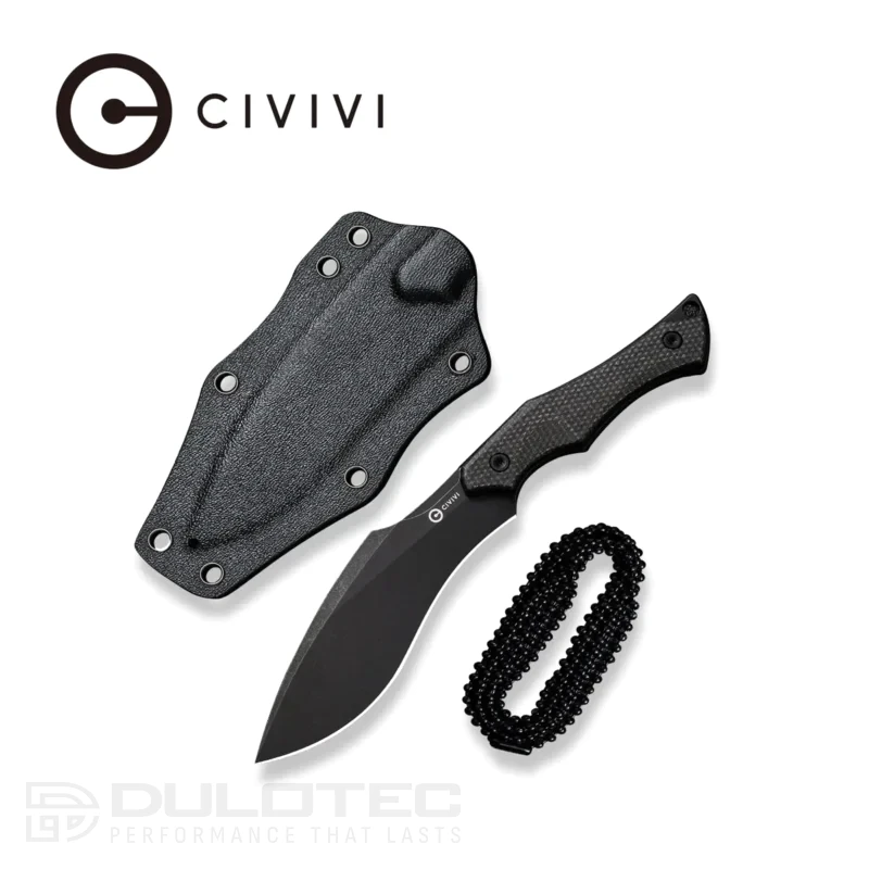 Фиксиран нож CIVIVI Vaquita II Nitro-V Micarta тъмно зелен » Dulotec.BG