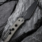 Тактически сгъваем нож CIVIVI Bhaltair 14C28N Micarta Green » Dulotec.BG