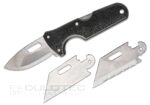 Фиксиран нож Cold Steel Click N Cut със сменяеми остриета 420J2 » Dulotec.BG