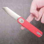 Сгъваем нож Vosteed Corgi Sheepsfoot 14C28N червен G10 » Dulotec.BG