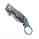 Тактически сгъваем нож карамбит Critical Strike Predator M390 Titanium Camo » Dulotec.BG