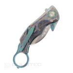 Тактически сгъваем нож карамбит Critical Strike Predator M390 Titanium Camo » Dulotec.BG