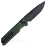Сгъваем нож Critical Strike X504 VG10 Micarta зелен » Dulotec.BG