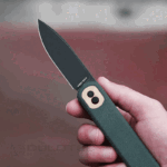 Нож Vosteed Corgi 14C28N Micarta Green Stonewashed Black » Dulotec.BG