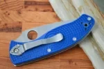 Сгъваем нож Spyderco Tenacious S35VN Lightweight син » Dulotec.BG
