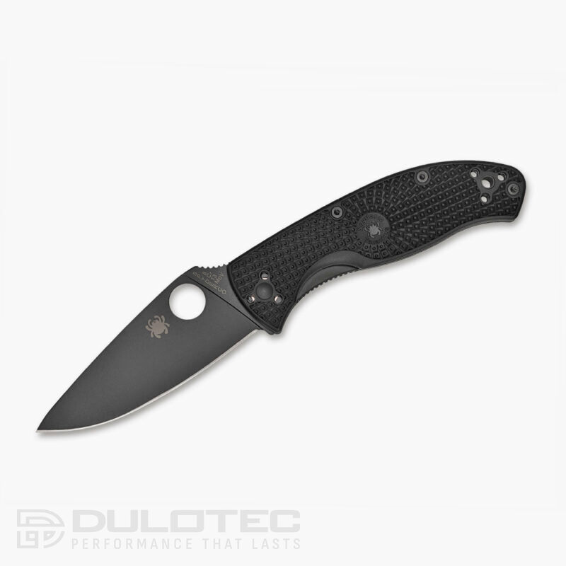 Джобен нож Spyderco Tenacious Lightweight Black Plain 86мм