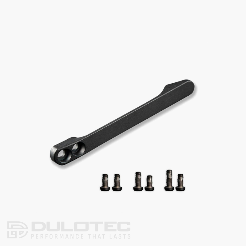 Джобна щипка CIVIVI титаниева с винтове Black » Dulotec.BG