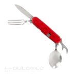 Джобно ножче с прибори BCB червено 9х3 см 85 гр » Dulotec.BG