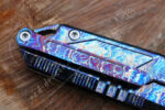 Сгъваем нож M390 Титан CH KNIVES DUKE Flaming 77мм » Dulotec.BG