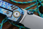 Сгъваем нож M390 Титан CH KNIVES DUKE Flaming 77мм » Dulotec.BG