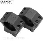 Скоби за Оптика ELEMENT XT MOUNTS 30мм за 11мм База Високи » Dulotec.BG