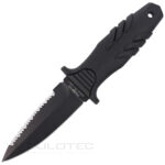 Фиксиран нож Fox Tactical Elementum Dagger N690Co Black » Dulotec.BG