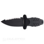 Фиксиран нож Fox Tactical Elementum Dagger N690Co Black » Dulotec.BG