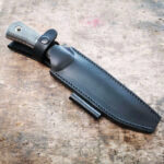 Кожена кания TRC за нож Apocalypse black » Dulotec.BG