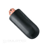 Джобен нож Fox Black Ciol 440C с медна дръжка » Dulotec.BG