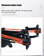 Полуавтоматична прашка WUSAN Gentian Slingshot 8mm » Dulotec.BG