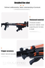 Полуавтоматична прашка WUSAN Gentian Slingshot 8mm » Dulotec.BG