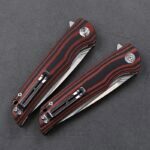 Сгъваем нож CH KNIVES CH 3510 D2 Micarta Black/Orange » Dulotec.BG