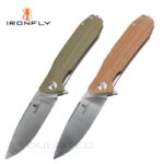 Сгъваем нож Ironfly Zesty VG-10 Green Micarta » Dulotec.BG