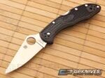 Сгъваем нож Spyderco Delica 4 VG-10 черен 73 мм » Dulotec.BG