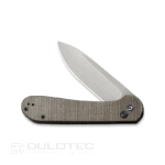 Сгъваем нож Civivi Elementum 14C28N Button Lock Dark Green Micarta » Dulotec.BG