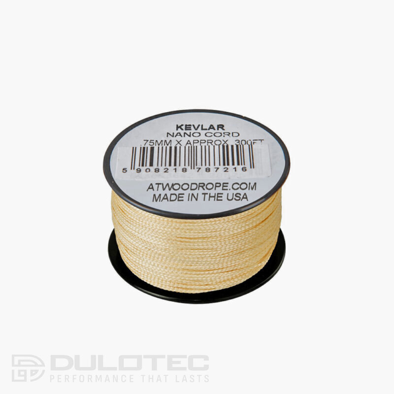 Кевларова корда Atwood Rope Nano 0.75mm 91м жълта