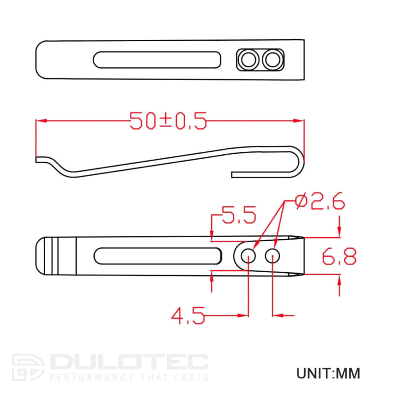 Джобна щипка от неръждаема стомана CIVIVI Black 5 см » Dulotec.BG