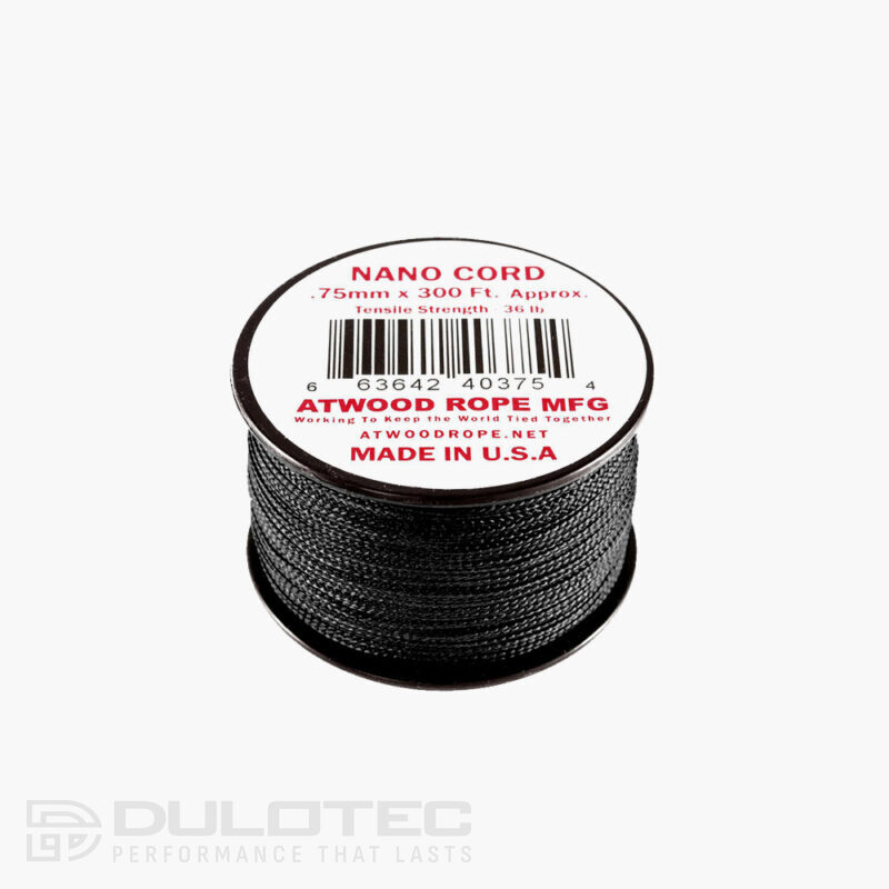 Корда паракорд Atwood Rope NANO CORD 91 м черна » Dulotec.BG