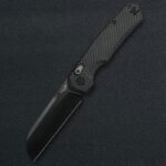 Сгъваем нож KUNWU Chad PM60 Carbon Fiber титан » Dulotec.BG