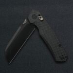 Сгъваем нож KUNWU Chad PM60 Carbon Fiber титан » Dulotec.BG