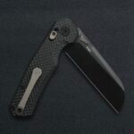 Сгъваем нож KUNWU Chad PM60 Carbon Fiber титан » Dulotec.BG
