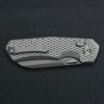 Сгъваем нож с титан KUNWU CHAD PM60 Titanium » Dulotec.BG