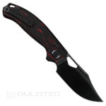 Джобен нож Kunwu GRINGO S390 Titanium Honeydew Texture DLC » Dulotec.BG