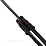 Сгъваем нож Kunwu Django XL Elmax G Mascus червено-черен » Dulotec.BG